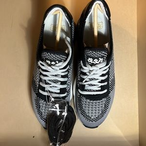 New. ASH Lucky Lace-Up Sneakers. Black Marble